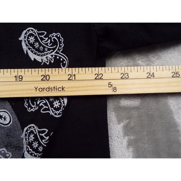 PHAT DOG Shirt Mens 2XL Black Short Sleeve Front Back Spade Graphic Handkerchief - Picture 6 of 7